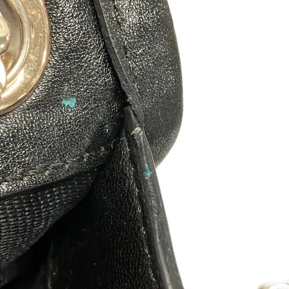 Auth COACH Ranger Flap Crossbody 33566 Black Leather - Shoulder Bag - Picture 12 of 16